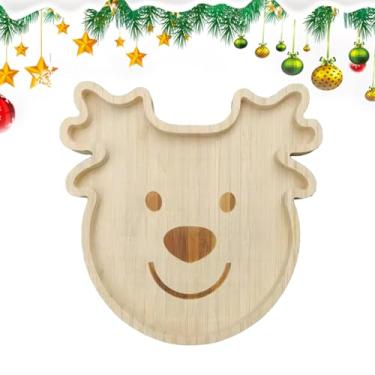 Imagem de Rrlihjgu Tábua de Charcutaria para Festas,Tábua de Servir Santa para Queijo,Prato Armazenamento Alimentos Cozinha Para Bolachas Frutos Do Mar Carnes Snacks Pão Aperitivos - Festa de Família e