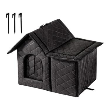 Imagem de Gralara Casinha para gatos de rua, abrigo para gatos abandonados, casinha para gatinhos para jardim externo.