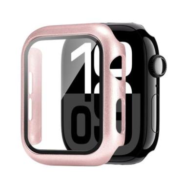 Imagem de Capa para Apple Watch Seria 10 46mm - acrílico com vidro - Genérica