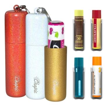 Imagem de Chapie OG | Protetor labial isolado a vácuo, evita derretimento e bagunça, pacote com 3 (Natal)