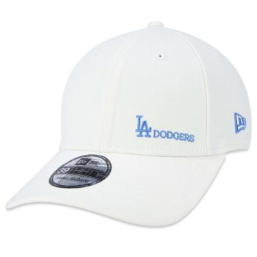 Imagem de BONE NEW ERA 39THIRTY MLB LOS ANGELES DODGERS CLASSIC ABA CURVA OFF WHITE-Masculino