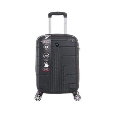 Imagem de Mala Média Fibra Abs Expansor Rodas 360º Zíper Antifurto-Unissex