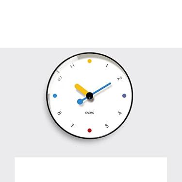 Imagem de Relógio de parede criativo grande desenho animado bonito quarto infantil relógio de parede casa sala de estar relógio mudo relógio decoração operação relógio