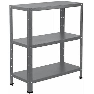 Imagem de Estante Para Sala Almoxarifado Estoque Escritório Cozinha Com 3 Bandej