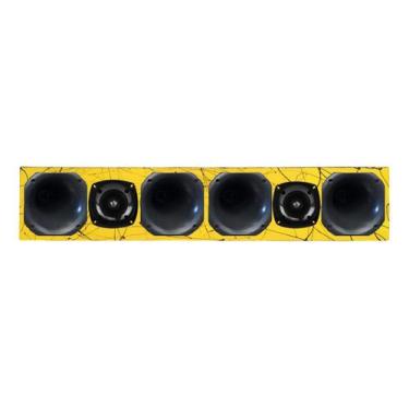 Imagem de Caixa corneteira 4x2 driver tweeter 100w unlike 400, AMARELO