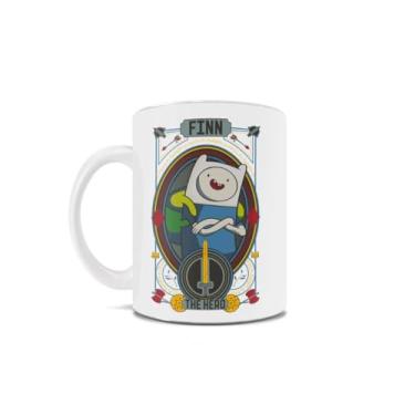 Imagem de Trend Setters Hora de Aventura – Finn the Human e Jake the Dog – Uma caneca de café de cerâmica de 325 ml – Oficialmente licenciada pela Cartoon Network colecionável – Perfeita para presentear ou