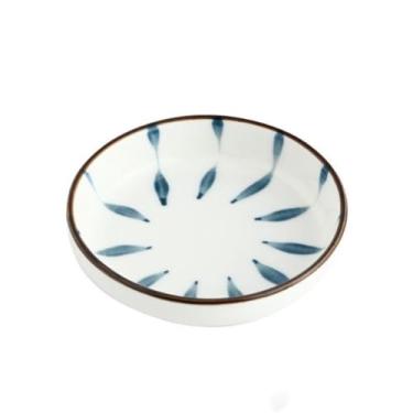 Imagem de prato de lanche Prato de cerâmica para molhos, tigelas para, pratos para aperitivos, acompanhamentos, travessa para servir e temperos tigela de sopa