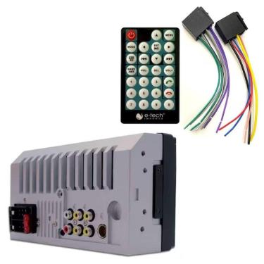 Imagem de Central Multimídia 2 Din Mp5 Fiat Uno Câmera Moldura Pt Fosco