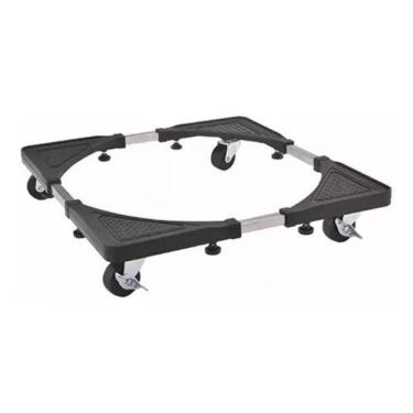 Imagem de Suporte De Geladeira-maquina De Lavar E Fogão Inox Rodinhas