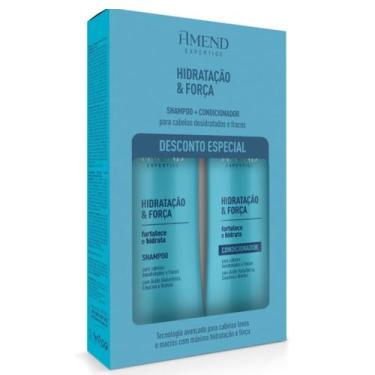 Imagem de Kit Shampoo 250ml + Condicionador 250ml Amend Expertise Hidratação & F