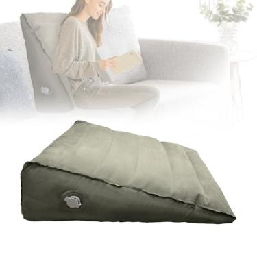 Imagem de Mediss Almofada Inflável Ortopédica para Cama - Descanso para Dormir e Viajar - Ajustável - PVC Flocagem - 58.42 cm x 55.88 cm