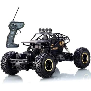 Imagem de RC 4WD Carrinho De Controle Remoto 4x4 Monster Truck Rock Crawler 4WD Hight Speed Brush Off-Road Truggy