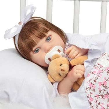 Imagem de Bebê Reborn Fio a Fio Menina Larinha Princesa 100% Silicone