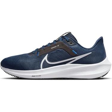 Imagem de Nike Tênis de corrida masculino, cano baixo, 0, Midnight Navy Pure Platinum Preto, 43