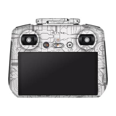 Imagem de Capa antirriscos RC 2 para controle DJI RC2 decalque película para controle remoto AIR3 capa adesiva acessórios de equipamento de vídeo fotográfico (Circuit White, para DJI RC2)