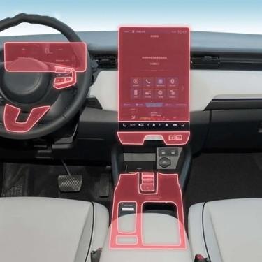 Imagem de HGFLBNV Painel de caixa de engrenagens interior de carro TPU película protetora antirarranhões adesivos reparo, para Honda eNS1 2022-2025