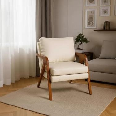 Imagem de Poltrona de Madeira Maciça Mona Premiun - Estilo Moderno Conforto