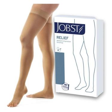Imagem de Meia Coxa 7/8 Jobst Relief  Compressão 20-30 mmHg - Bege, G