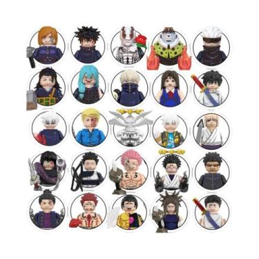 Imagem de Blocos De Montar Jujutsu Kaisen Mini Figuras De Ação Itadori Yuji Gojo