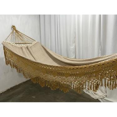 Imagem de Rede de Dormir Descanso Luxo Gigante 4,5m Reforçada para Casa(CARAMELO MESCLADO)