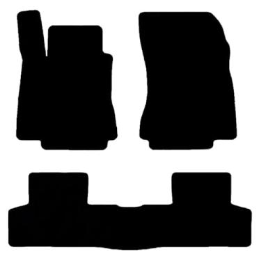 Imagem de Tapetes de carro para Mercedes-Benz GLB 2020-2024 5 lugares, tapete preto de nylon para todos os climas à prova d'água conjunto de almofadas de pé