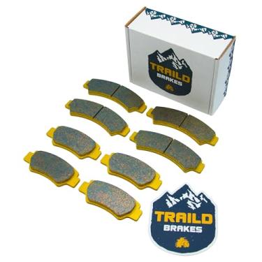 Imagem de Traild Conjunto de pastilhas de freio de cerâmica para Segway Fugleman UT10/UT6/1000/570 2021-2025 Conjunto completo de veículos dianteiros e traseiros