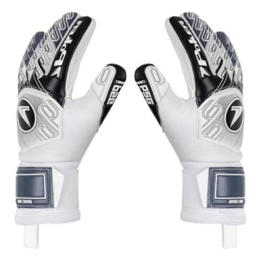 Imagem de Luva de goleiro Profissional futebol de campo Basic PRO (Branco/Preto, 10)