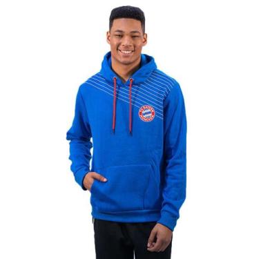 Imagem de Blusão de Moletom Bayern de Munique C/ Capuz, G, Azul