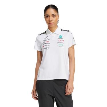 Imagem de Camisa Polo Adidas Mercedes - AMG Petronas Fórmula 1 Team Feminina-Feminino