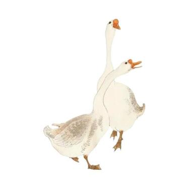 Imagem de Pintura Em Tela Vintage De Peixe Dourado, Lótus, Coruja E Grulla, Arte