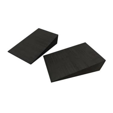 Imagem de oshhni Conjunto de 2 peças de cunhas para agachamento, plataforma inclinada para os pés, rampa elevada para agachamento e alongamento da panturrilha, ideal, L