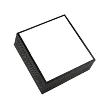 Imagem de Baoblaze Conjunto de 10 Pranchetas Shikishi para Assinaturas, Materiais para Artesanato, Pranchetas Multiuso para Desenho e Esboço, Preto, M