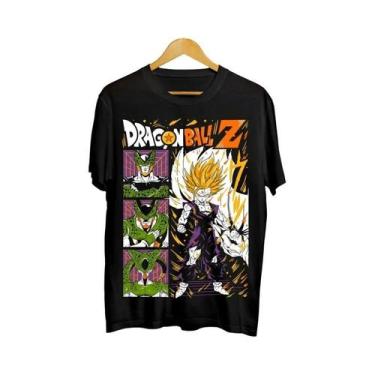 Imagem de Camiseta Unissex Dragon Ball Z Goku Vegeta 100% Algodão Manga Curta Go