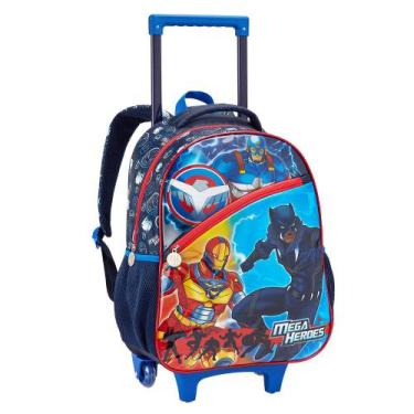 Imagem de Mochilete Infantil Maculina Heroes MR42116 - Seanite, Unica
