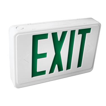 Imagem de Acouto Sinal de Saída de Emergência LED Com Bateria de 1000mAh - Luz Indicadora de Evacuação Segura para Parede e Teto, Ideal para Espaços Públicos