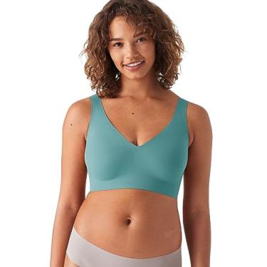 Imagem de True & Co Sutiã feminino com gola V True Body Boost, Azul mineral, P