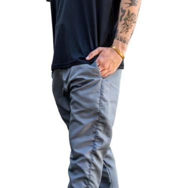 Imagem de Calça Tactel Masculina Academia Agasalho 2 Bolsos Latera 425 - FR, Chu