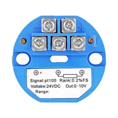 Imagem de Módulo transmissor de temperatura PT100 4-20mA Sensor isolado 0-10V - 
