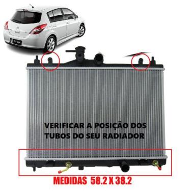 Imagem de Radiador De Agua ( Nissan Tiida 1.8 Automatico Manual 2009 A 2014 ) ( 
