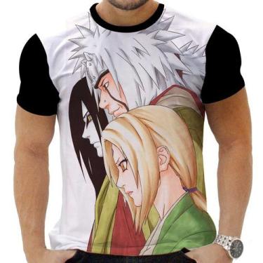 Imagem de Camiseta Camisa Anime Naruto Tsunade Orochimaru Jiraya - Zahir Store, 