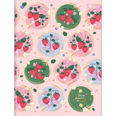 Imagem de Caderno Brochura Capa Dura Universitário 80 Folhas Be Berry Tilibra Estampa 4