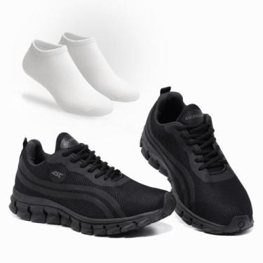 Imagem de Tênis Masculino Ascension Lege 21 Com Meia Básica  Conforto e Versatil