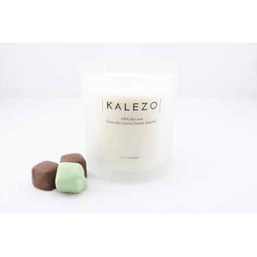 Imagem de Velas de aromaterapia de cera de soja de 227 g para aniversário, casamentos, feriados, dia das mães (mocha de hortelã-pimenta)