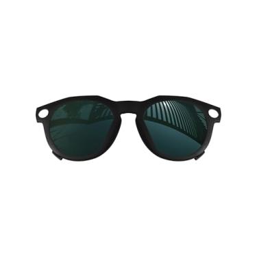 Imagem de MYCOURAG Armação preta de lentes polarizadas com proteção UV para óculos de sol Oakley Meta HSTN OW8002 51 mm - Cinza verde espelhado revestido