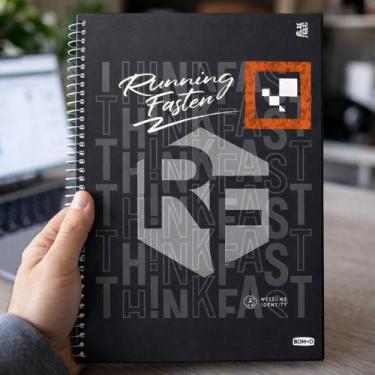 Imagem de Caderno Universitário Masculino Capa Dura 10 Matérias  160 folhas - AN