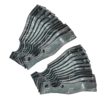 Imagem de Jogo de Enxada Rotativa Tratorito Gasolina e Diesel Branco Buffalo (24