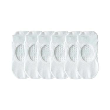 Imagem de Meias Antiderrapantes Para Yoga, Pilates E Dança Femininas Com Alças P