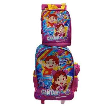 Imagem de Kit Escolar Maria Clara Original - Mochila Rodinhas + Lancheira + Esto