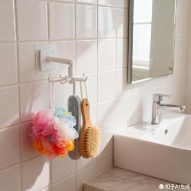 Imagem de 1 organizador de joias, organizador giratório de colar para casa montado na parede (branco)