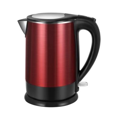 Imagem de Chaleira elétrica de aço inoxidável para água fervente, aquecedor de caldeira de água quente de parede dupla, bule de chá de toque frio, desligamento automático e proteção contra fervura, 120V/1200W